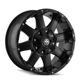 Mayhem 8030 Chaos 18x9 / 5x127 BP / 18mm Offset / 87mm Hub Matte Black Wheel