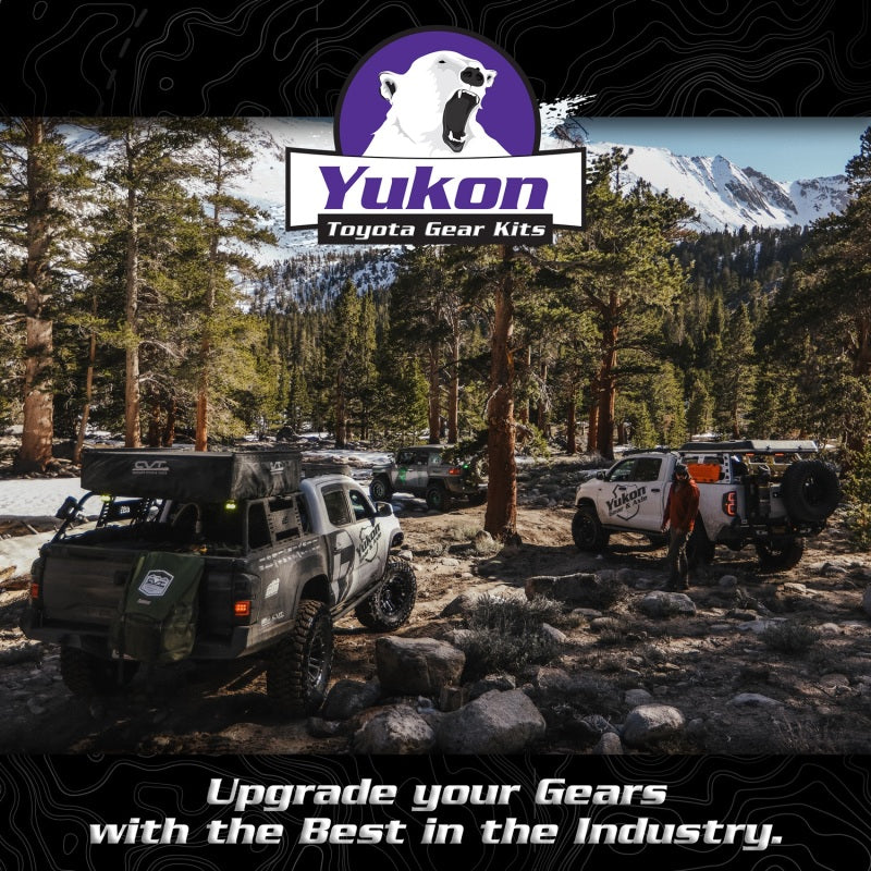 Yukon Gear Ring & Pinion Gear Kit Pkg F&R w/Install Kits Toyota 8.4/7.5R Diff 4.56 Ratio