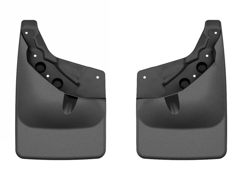 WeatherTech 24-25 Toyota Tacoma w/o Fender Flares Rear No Drill MudFlaps - Black