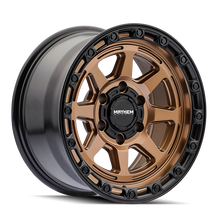 Load image into Gallery viewer, Mayhem 8306 Ridgeline 17x8.5 / 6x139.7 BP / -6mm Offset / 106.1mm Hub Satin Bronze/Black Lip Wheel