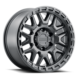 Raceline 953B Krank 17x9in / 6x139.7 BP / -12mm Offset / 106.1mm Bore - Satin Black Wheel