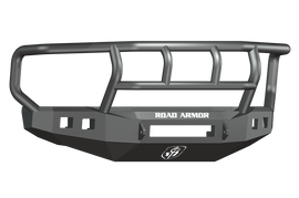 Road Armor 08-10 Ford F-250 Stealth Front Bumper w/Titan II Guard Wide Flare - Tex Blk