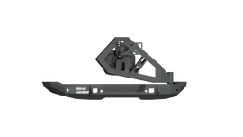 Road Armor 18-20 Jeep Wrangler JL Stealth Rear Bumper Full Width w/Tire Carrier Assembly - Tex Blk