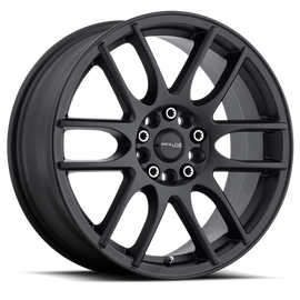 Raceline 141B Mystique 18x7.5in / 5x100/5x114.3 BP / 42mm Offset / 72.62mm Bore - Satin Black Wheel