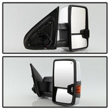 Load image into Gallery viewer, xTune Chevy Silverado 14-16 Heated Amber LED Signal Mirror Chrome MIR-CSIL14S-G3C-PWH-AM-SET