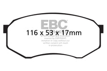 Load image into Gallery viewer, EBC 92-93 Toyota Pick-Up Extra Cab Greenstuff Front Brake Pads