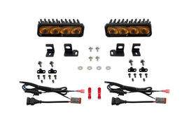 Diode Dynamics 24-26 Toyota 4Runner Fog SS6 Sport LED Kit Yellow 3000K