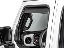 Load image into Gallery viewer, WeatherTech 20-23 Jeep Gladiator Side Window Deflectors - Dark Smoke