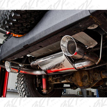 Load image into Gallery viewer, MBRP 07-14 Jeep Wrangler/Rubicon 3.6L/3.8L V6 Axle-Back Dual Rear Exit T409 Performance Exhaust Sys
