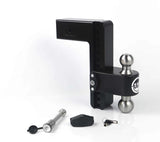 Weigh Safe 180 Hitch 10in Drop Hitch & 3in Shank (10K/21K GTWR) w/WS05 - Black Cerakote