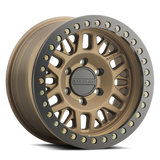 Raceline RT951B Ryno 17x9in/8x165.1 BP/-38mm Offset/130.8mm Bore- Bronze & Black Ring Beadlock Wheel