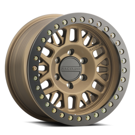 Raceline RT951B Ryno 17x9in/6x135 BP/-12mm Offset/87.1mm Bore - Bronze & Black Ring Beadlock Wheel