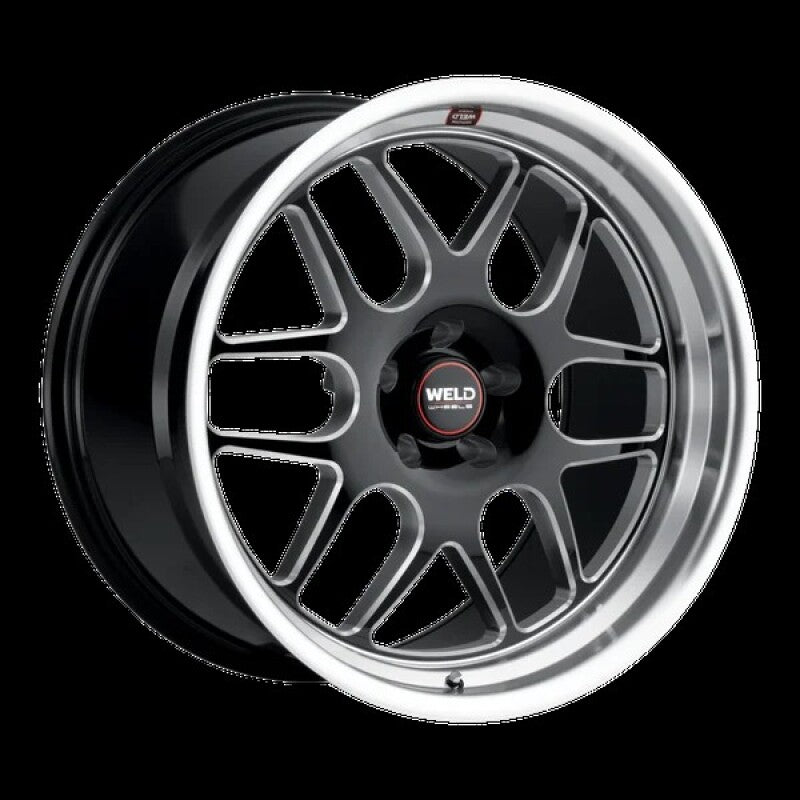 Weld Solana 18x9.5 / 5x114.3 BP / ET25 / 70.5mm Bore - Gloss Black MIL DIA Wheel