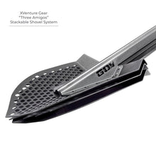 Load image into Gallery viewer, Go Rhino Xventure Gear Sharktooth Stackable Shovel - Textured Black