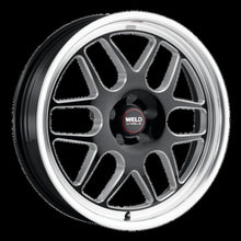 Load image into Gallery viewer, Weld Solana Drag 15x10 / 6x139.7 BP / ET38 /  6.99in BS / 106.1 Dia  - Gloss Black Milled Wheel