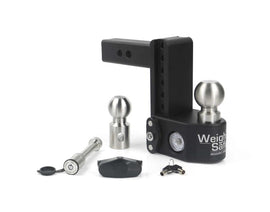 Weigh Safe 6in Drop Hitch w/Built-in Scale & 2in Shank (10K/15K GTWR) w/WS05 - Steel