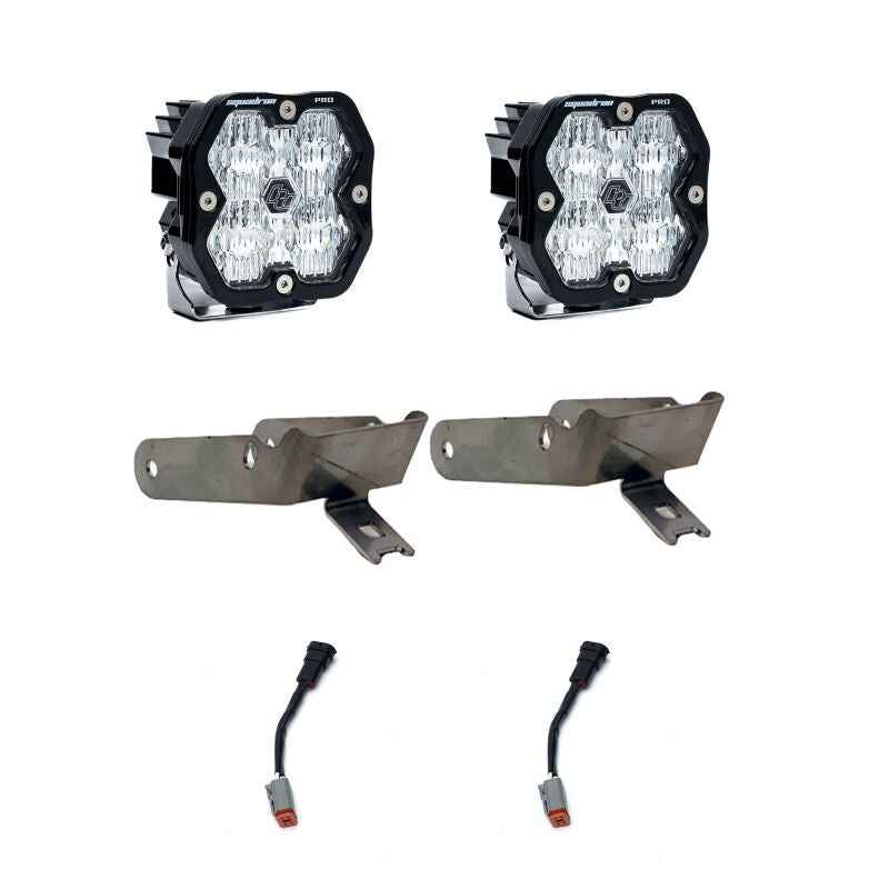 Baja Designs 99-10 Ford Super Duty Squadron 2.0 Pro Fog Pocket Kit