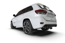Load image into Gallery viewer, Rally Armor 18-22 Jeep Grand Cherokee SRT Trackhawk Black UR Mud Flap - Metallic Black Logo