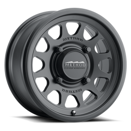 Method MR414 Bead Grip 15x10 / 6+4/25mm Offset / 4x156 / 132mm CB Matte Black Wheel