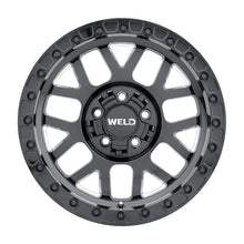 Load image into Gallery viewer, Weld Off-Road W902 17X10 Cinch Beadlock 5X127 5X139.7 ET-24 BS4.50 Gloss BLK MIL / BLK Ring 87.1