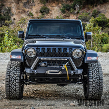 Load image into Gallery viewer, Westin 18-19 Jeep Wrangler JL Stubby Front Bumper - Textured Black