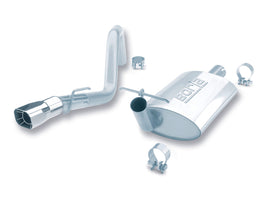 Borla 91-95 Jeep Wrangler YJ 4.0L 6cyl 4WD 2Dr SS Single Right Rear Exit Cat-Back Exhaust