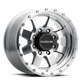 Raceline 935MC Defender 17x9in / 8x170 BP / 0mm Offset / 130.81mm Bore - Machined Wheel