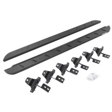 Load image into Gallery viewer, Go Rhino 18-22 Jeep Wrangler JLU 4DR RB10 Slim Running Boards Kit (Incl. Brackets) - Tex. Blk