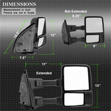 Load image into Gallery viewer, xTune Ford Superduty 99-14 Manual Extendable Manual Adjust Mirror Amber- Right MIR-FDSD08S-MA-AM-R