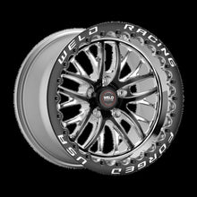 Load image into Gallery viewer, Weld S82 17x10 / 5x4.75 BP / 7.2in. BS (43mm Offset) Black Wheel (High Pad) - Black Single Beadlock