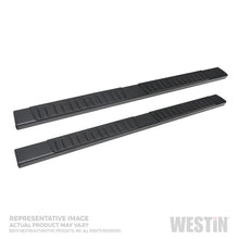 Load image into Gallery viewer, Westin 19-22 Chevrolet Silverado 1500 DC (Excl. 2019 LD/Limited) R7 Nerf Step Bars - Black