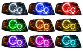 Oracle 03-06 Ford Expedition SMD HL - Black - ColorSHIFT w/ Simple Controller