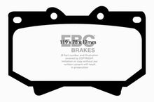 Load image into Gallery viewer, EBC 98-07 Lexus LX470 4.7 Greenstuff Front Brake Pads