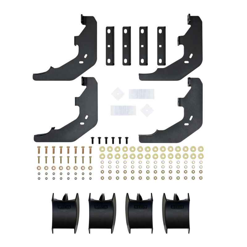 Westin 15-25 Ford F-150 SuperCab / 17-26 Ford F-250/350 SuperCab AT6 Running Boards - Black