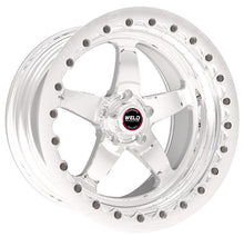 Load image into Gallery viewer, Weld S71 17x10 / 5x120mm BP / 7.2in. BS Polished Wheel 3.18in (High Pad) - Black Single Beadlock