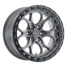 Load image into Gallery viewer, Weld Ledge 6 18x9 / 6x135 / ET -12 / BS 4.51 - Satin Gunmetal w/ Satin Black Ring Wheel