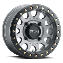 Load image into Gallery viewer, Method MR401 UTV Beadlock 15x7 / 5+2/38mm Offset / 5x4.5 / 72 CB Titanium - Matte Black Ring Wheel