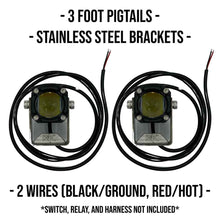 Load image into Gallery viewer, GK "Easy Switch" 3 Function LED Amber/White Pod Lights