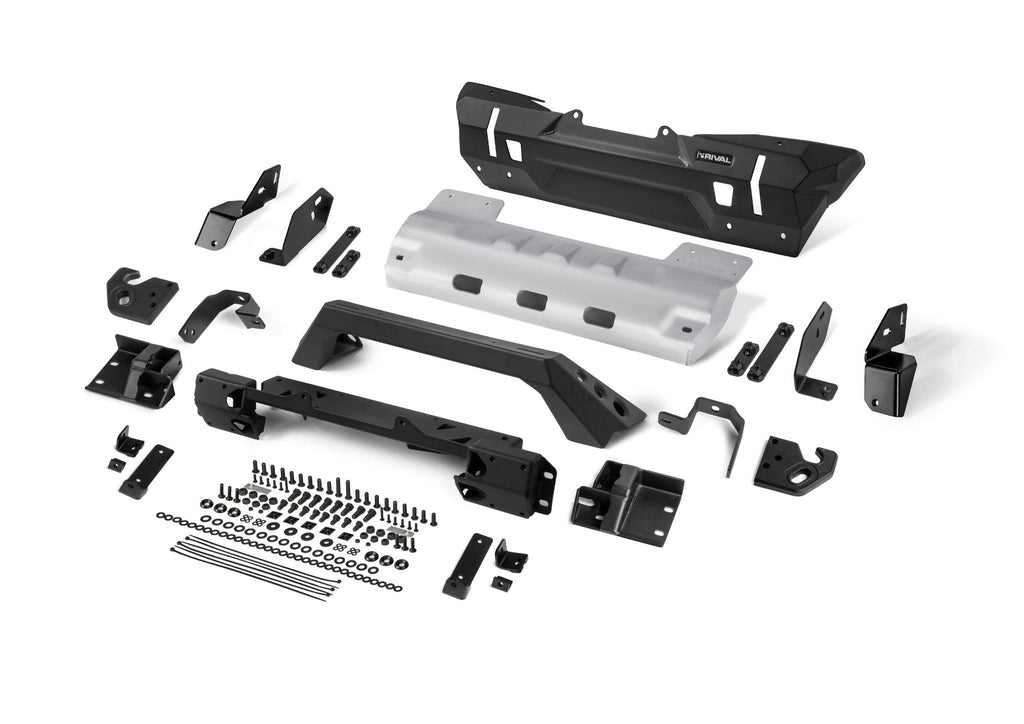 RIVAL Jeep Wrangler Front Bumper Jeep Wrangler JL Jeep Wrangler JK Jeep Gladiator except Mojave
