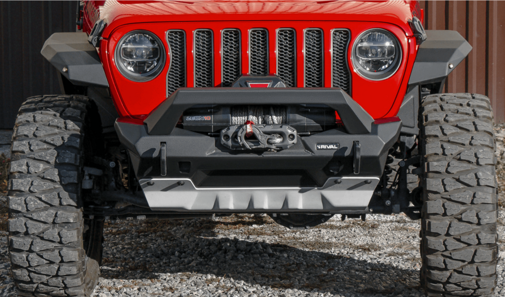 RIVAL Jeep Wrangler Front Bumper Jeep Wrangler JL Jeep Wrangler JK Jeep Gladiator except Mojave
