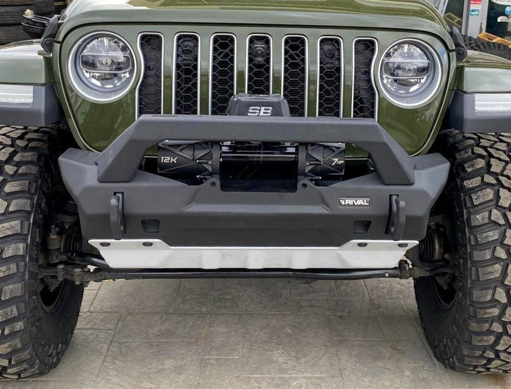 RIVAL Jeep Wrangler Front Bumper Jeep Wrangler JL Jeep Wrangler JK Jeep Gladiator except Mojave