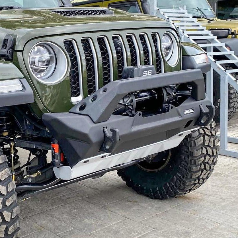 RIVAL Jeep Wrangler Front Bumper Jeep Wrangler JL Jeep Wrangler JK Jeep Gladiator except Mojave