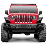 RIVAL Gen2 Front Stamped Steel Full-Width Bumper 2018-2025 Jeep Wrangler JL including 392 | 2007-2018 Jeep Wrangler JK | 2020-2025 Jeep Gladiator including Mojave