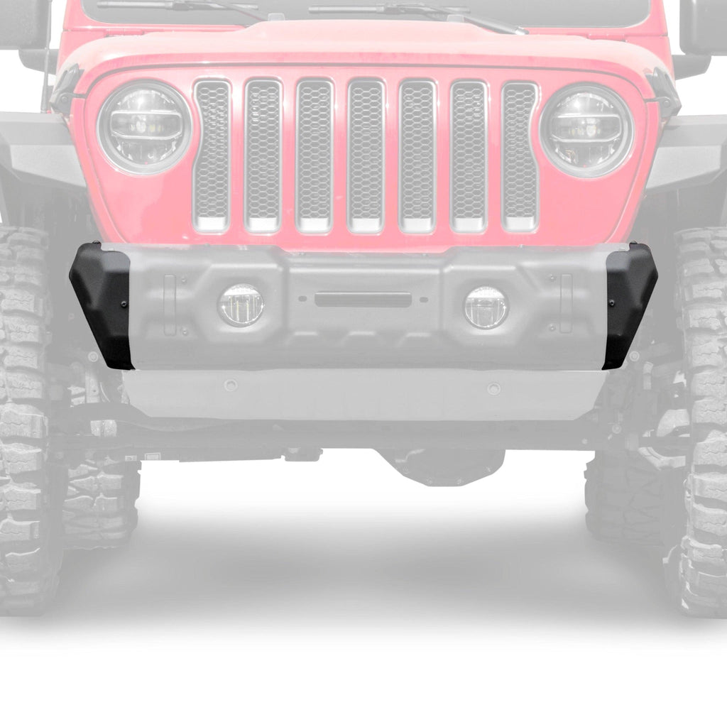 RIVAL Stubby End Caps for RIVAL Front Stamped Steel Full-Width Bumper