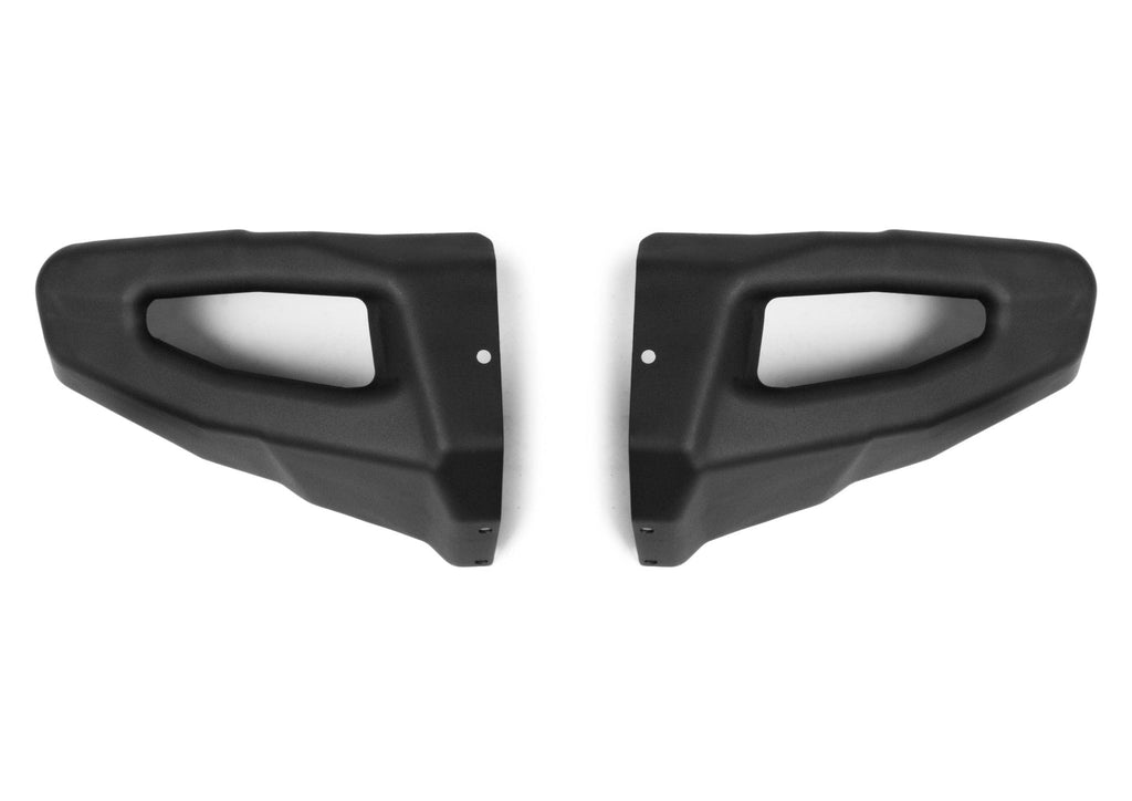 RIVAL Wide End Caps for RIVAL Front Stamped Steel Stubby Bumper