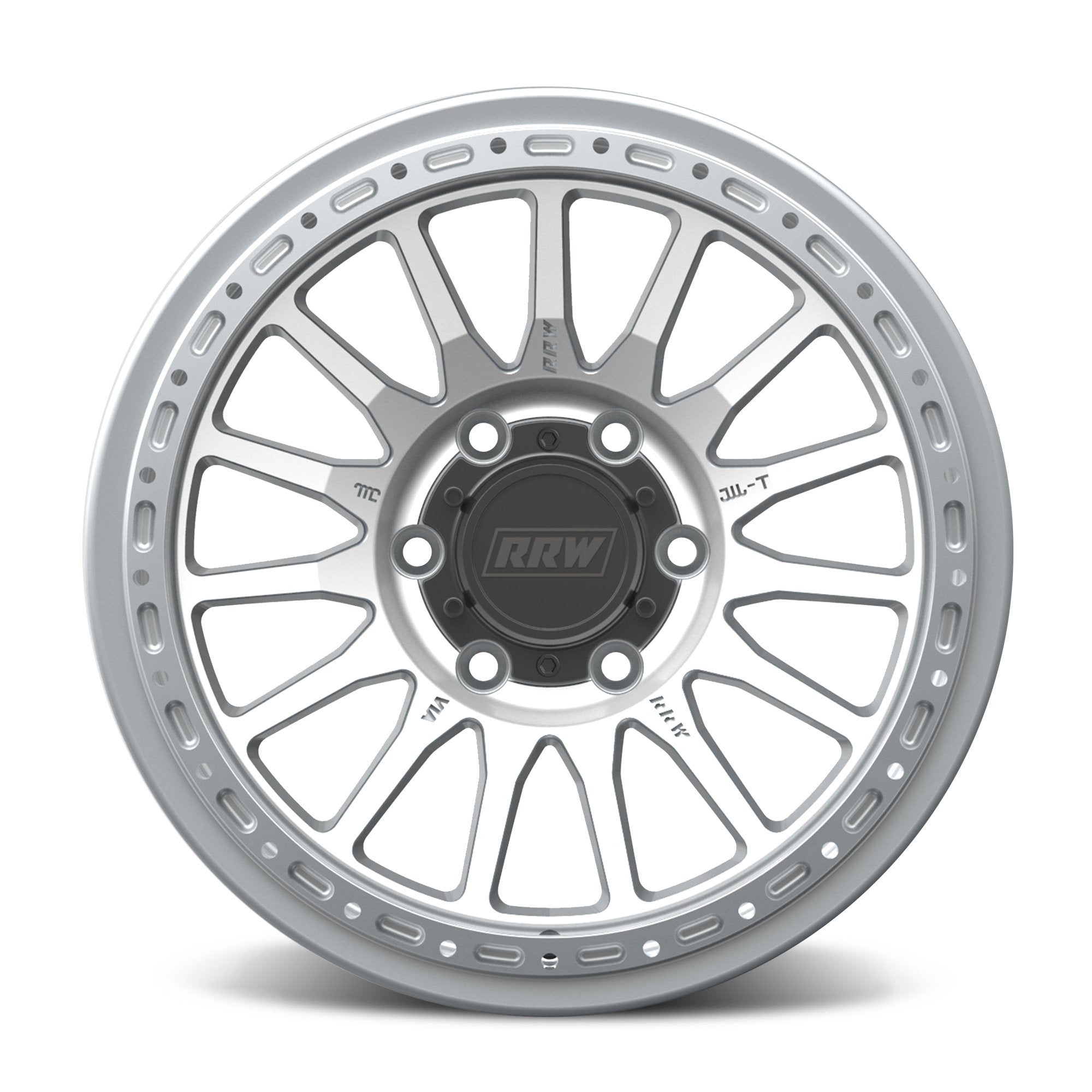 Pre-Order: RR7-H FLOW FORMED Hybrid Beadlock Wheel | BRUSHED ALUMINUM