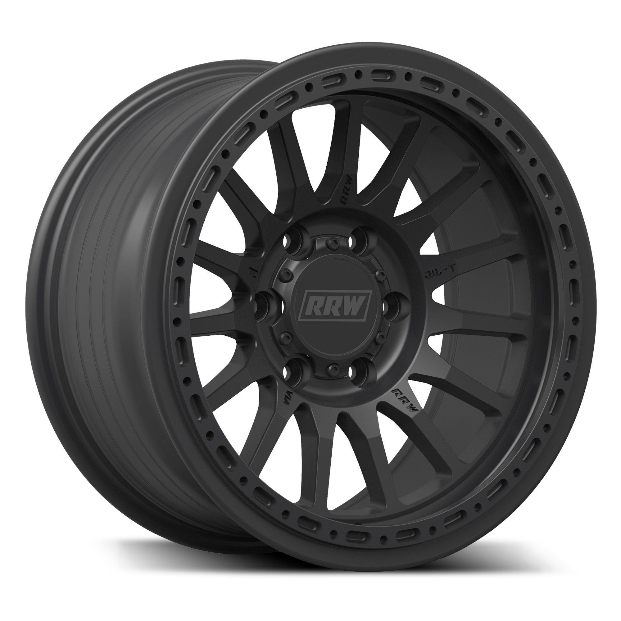 RR7-H Monoforged 2.0 Hybrid Beadlock Wheel | MATTE BLACK