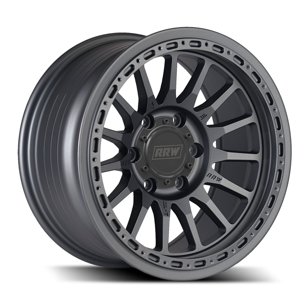 Pre-Order: RR7-H FLOW FORMED Hybrid Beadlock Wheel | MATTE GUNMETAL