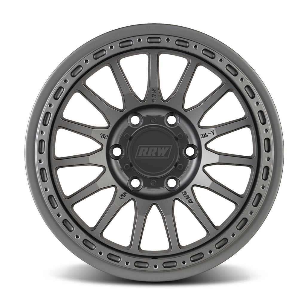 Pre-Order: RR7-H FLOW FORMED Hybrid Beadlock Wheel | MATTE GUNMETAL