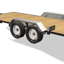 Load image into Gallery viewer, Heavy Duty Weld on DIY Drive Over Trailer Fender Kit Bare Steel - Pair